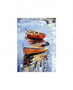 "Лодки" - Картина стразами (Снимается с производства), 27х38 см, WD122