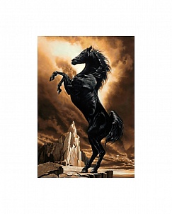 "Могучий конь" - Картина стразами (набор), 48х70 см, WD2391